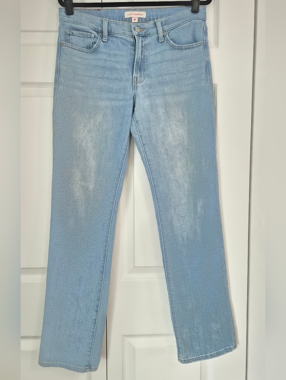 Lucky Brand Sweet Mid Rise Straight Leg Jeans Light Wash 10/30R